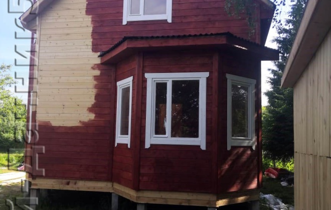 3 Каркасно-щитовой дом 6×7, 81 м², Ярославская обл, Даниловский район, Деревня Черницыно , СНТ «Луч» (3)